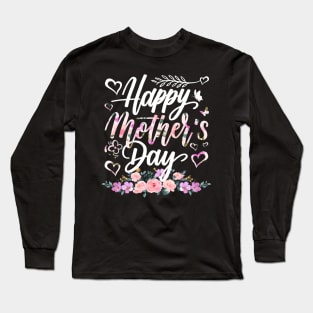 HapMother'S Day Mommy Floral For Mom Grandma Long Sleeve T-Shirt